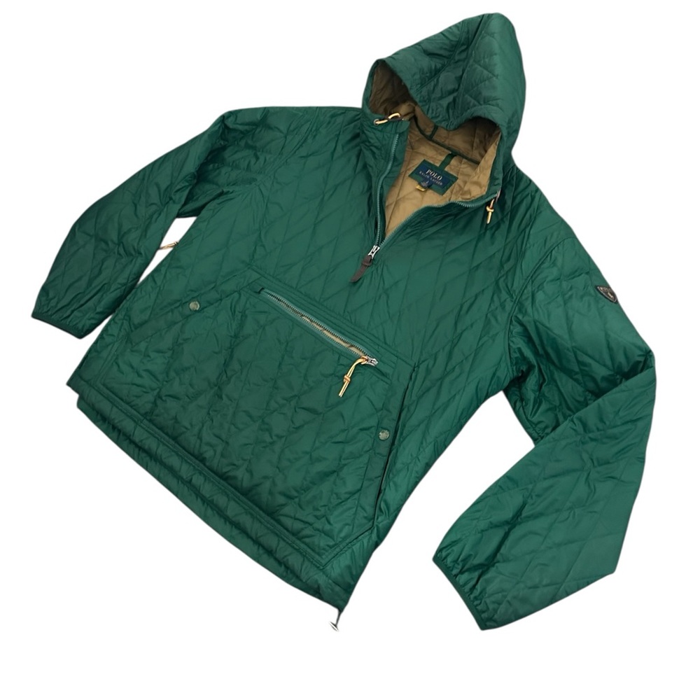 Polo Ralph Lauren Oversize Water-Repellent Pullover Quilted Jacket RRL Style -L - Picture 4 of 7